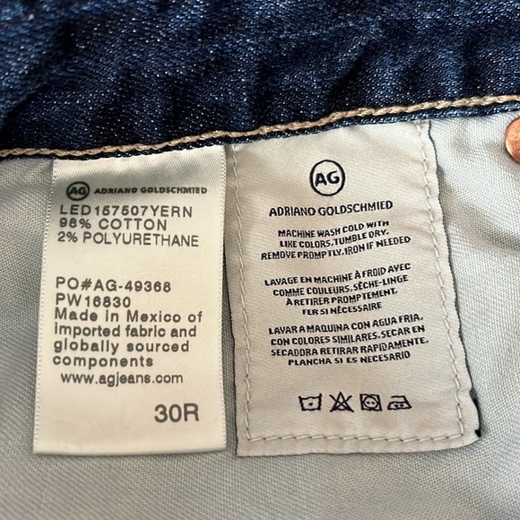 AG Adriano Goldschmied The Ex-Boyfriend Slim Size 30R - Picture 6 of 13